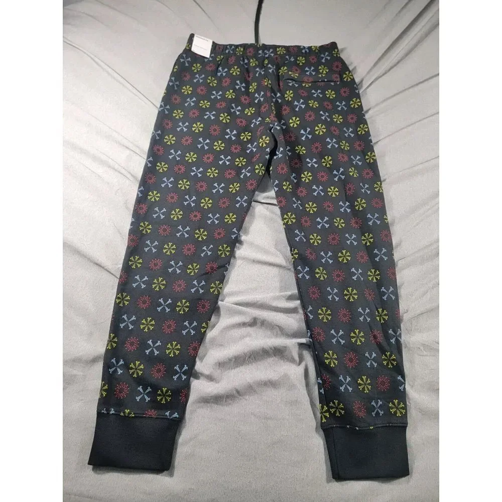 NEW Men NIKE SPORTSWEAR CLUB FLEECE MONOGRAM PANTS JOGGERS Black MEDIUM, Pockets